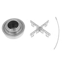 Outdoor Stainless Steel Alcohol Stove + Rack Combo Set Mini Ultralight Camping