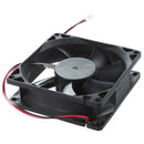 80mm x 25mm Brushless DC 24V PC Case Cooler Fan Black