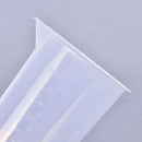 600mL Plastic Measuring Cup For Laboratory Beaker Graduated Cup Kitchen BakS Ew