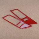 1 Pair Door Handle Bowl Frame Cover Decor Trim Fit for Ford Mustang 2015-2019
