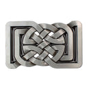 Alloy Celtic Pattern Belt Buckle Rectangle for Leather Belt Women Men Casual