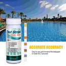 50x 6 In1 Swimming Pool SPA Test Strip Chlorine PH Alkalinity Hardness C6W3