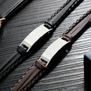 Multilayer Bracelet Men Casual Bracelets Fashion Braided Leather Bracelets