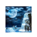 Full Moon Waterfall Diamond Painting Kit Embroidery Cross Stitch Arts Crafts