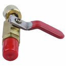 R134a R410a Brass Shut Valve For A/C Charging Hoses HVAC 1/4inch Cooling tu