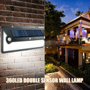 Outdoor LED Solar Light Waterproof PIR Motion Sensor Lamp (1pc 360 LED)  A