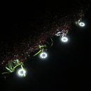 Solar Ground Lights,8 Led Garden Pathway Outdoor In-Ground Lights,4 Pack(Wh