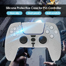 Silicone Controller Protective Case for Sony PS5 Anti-Slip Cover (Clear) A