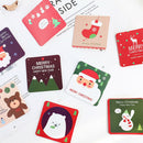 6 Card+6Envelope /set Cartoon Christmas Greeting Card Santa Claus Xmas PostcarME