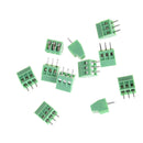 10pcs 3 Poles KF128 2.54mm PCB Universal Screw Terminal Block_LBX