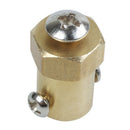6mm Shaft Dia DC Geared Motor to Robot Small Car Wheels Hex Coupler D7A2