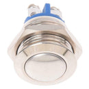 3A / 3V-250V push button switch push button 16 mm nickel-plated brass