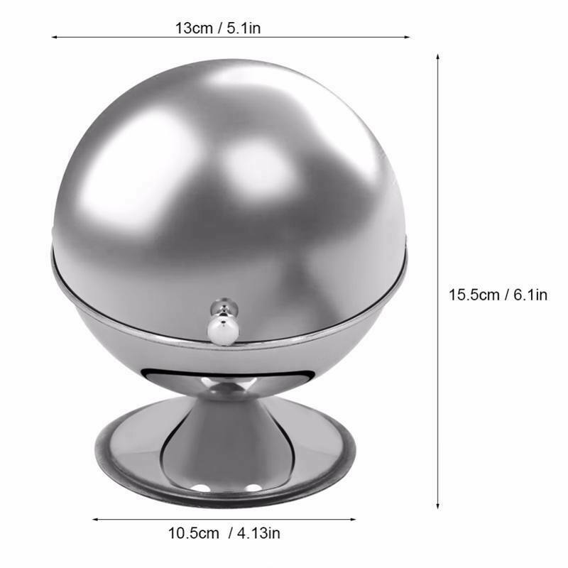 Stainless Steel Serving Bowls With Lid Sugar Salt Container Storage Bottle  S5Q6