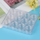 12 Pcs Contact Lens Box Holder Set Portable Clear Eyewear Bag Container Ca3C