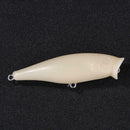 Plastics Fishing Blank Hard Lures 75mm 6.5g Wobblers Crankbait Fishing Tool