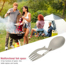 Cookware Spoon Fork Bottle Opener Outdoor Tools (Stainless Steel) A