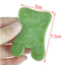 Gua Sha facial massage chinese medicine natural jade board scraping tool B Bj