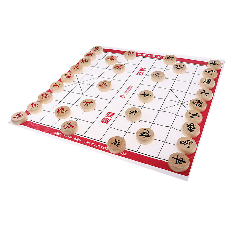 Chinese Chess Chessman Pieces Set Family Game Traditional Chess Game Set