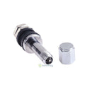 4Pcs Bolt-in Stainless Steel Car Tubeless Wheel Tire Valve Stems w/ Dust Caps