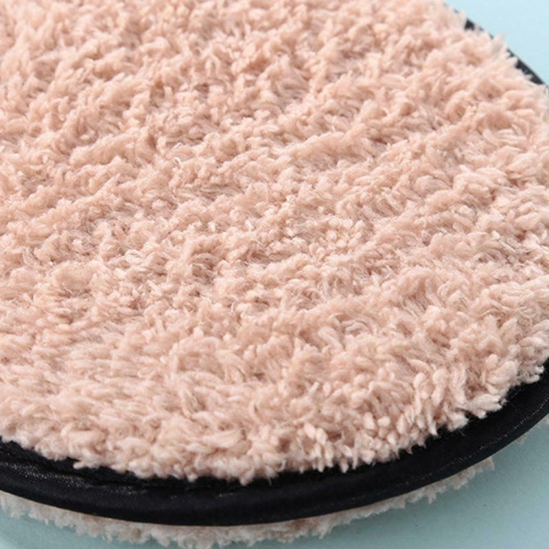 Soft Makeup Remover Puff Sponge Face Cleansing Powder Puff Pads (Coffee)