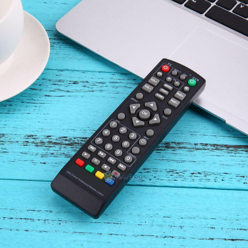 Replacement Universal Remote Control for TV DVB-T2 Remote Control Battery Power