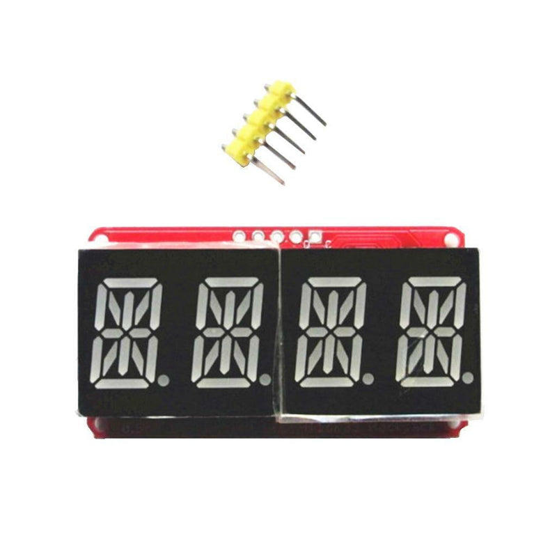 5 Pcs 0.54inch 4 Digit Segment Red Tube LED Display Module for Arduino I2C