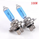 2PCS/Set 100W White H7 Xenon Gas Halogen Headlight Light Lamp Bulbs 12V 6000KJ!E