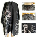 Black Hairdressing Cloth Haircut Hairdressing Barber Cloth Hair Styling Design