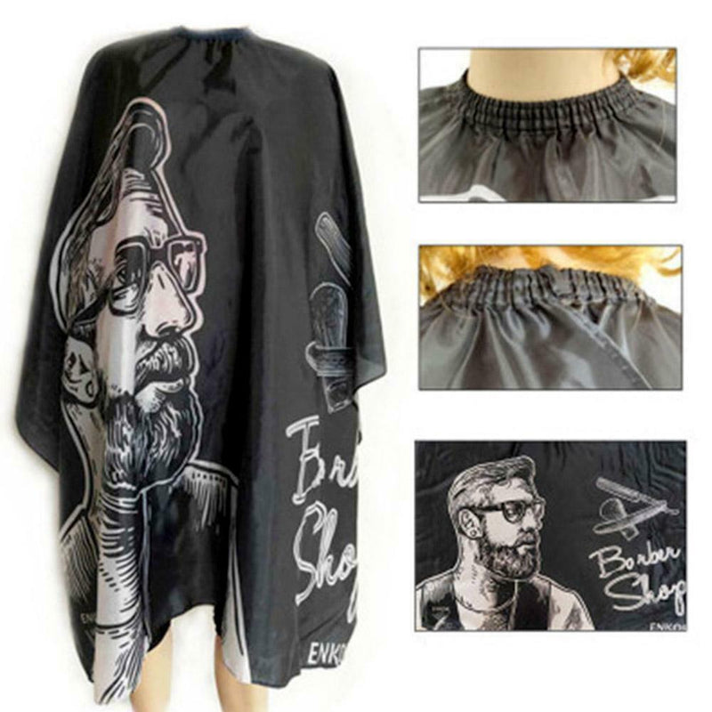 Black Hairdressing Cloth Haircut Hairdressing Barber Cloth Hair Styling Design