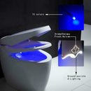 16 Colors LED Toilet Night Light PIR Motion Sensor USB Toilet Bowl Lamps