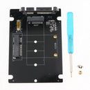 Replacement 2 in 1 NGFF M.2 B+M Key Or MSATA SSD to SATA Adapter Card, Black