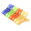 8pcs Plastic Beach Towel Clips Quilt Clips Yellow, green, blue, orange L