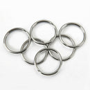 25mm 316 Stainless Steel Key Rings Heavy Duty Split Rings Anti-lost 10PCS