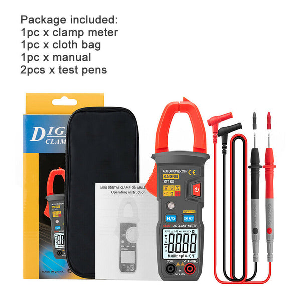 Backlight Capacitance Home LCD Display Digital Clamp Meter AC DC Current Voltage
