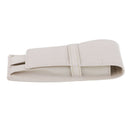 Pencil Pen Case Fountain Pen Pouch Pocket Portable Pen Bag for 3 pens White