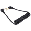 Coiled Audio Cable Jack Right Angle 90 Degree 3.5mm Jack Aux Cord Ca tyATAUB Hn