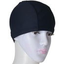 Adults Sport Polyester Elastic Fiber Elastic Dome Shape Swim Cap Dark Blue