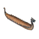 Dragon Boat Incense Stick Holder Burner Hand Carved Carving Censer Ornament K1O9