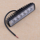 18W 6LED Bright Bar 12V Spot Light Work 800LM Off-Road SUV fr Car Truck Boat Hf