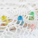 100pcs Locking Stitch Marker Lock Pins Plastic Ring Markers for Knitting