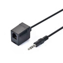 3.5MM TRRS Revolution RJ9 to 3.5MM Female To Male Adapter Extension Phone Cable