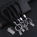 Fashion Men Leather Key Chain Ring Keyfob Car Keyring Keychain Creative Gift MO