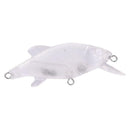 8cm Transparent Blank Lure Bait Unpainted Hookless Hard Bait Fishing Tool