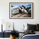 5D DIY Full Drill Diamond Painting Puffin Cross Stitch Embroidery Art Craft