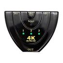 Mini 3 Port 4Kx2K HDMI Switcher 3 Input 1 Output Video Splitter Converter