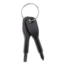 Screwdriver Charm Keychain Keyring Travel Hiking Outdoor Portable Tool Black