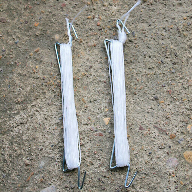 30x Tomato Double Hooks w/ Twine For Planting Vegetable Planting Supplies