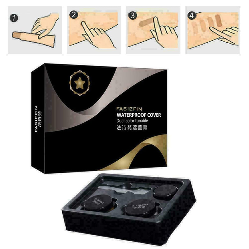 Tattoo Cover Up Skin Scar Birthmark Concealer Waterproof Spot Hide New Make U4E2