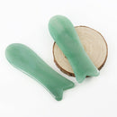 Natural Stone Guasha Facial Massage Faux Jade Face Body Massager Beauty Tool New