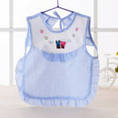 Blue Baby Waterproof Bibs Infant Burp Cloths Toddler Scarf Feeding Smo QLM
